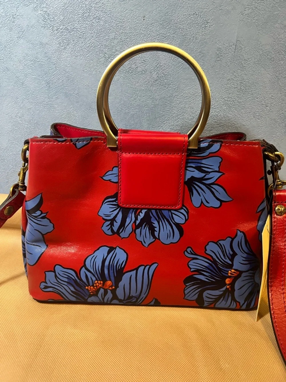 NWT Patricia Nash Leather Empoli Satchel- Grecian Rose